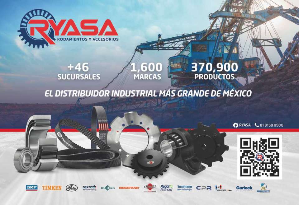 Distribucion y Comercializacion de Rodamientos, Bandas, Retenes, Motores, Reductores, Chumaceras, Cadenas, Coples, Sprockets, Transportadores, Sistemas de Lubricacion. Suc. Mexico y Centroamerica